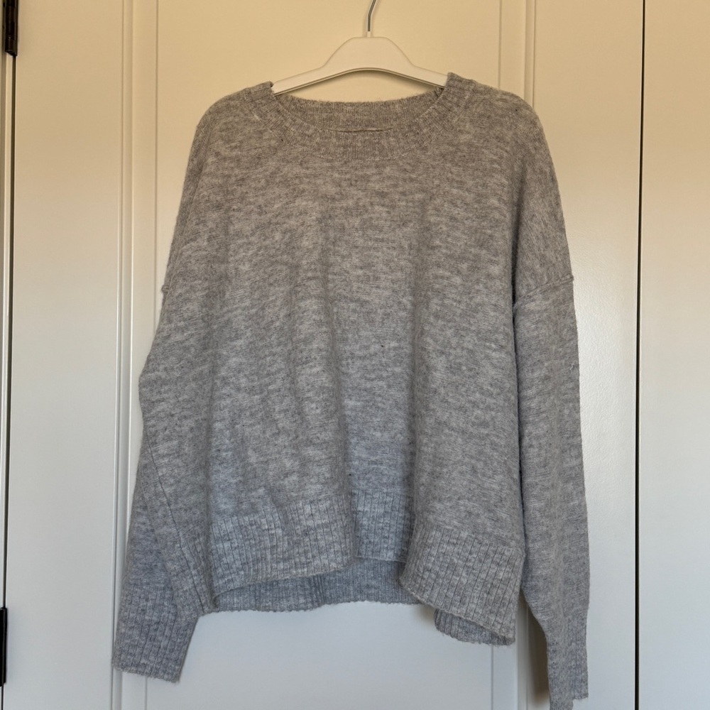 NWT Lucky Brand women's grey sweater